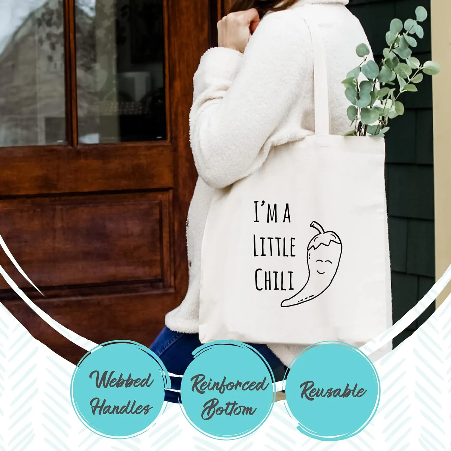 Charleston Rainbow Row (SC), Funny Tote Bag, Screen Printed, Canvas Tote Bag
