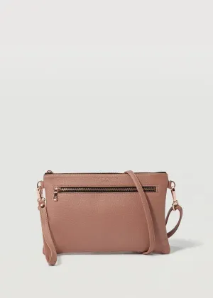 CHARLIE MIDDLETON Ballet Dual Zip Crossbody Bag - Gold
