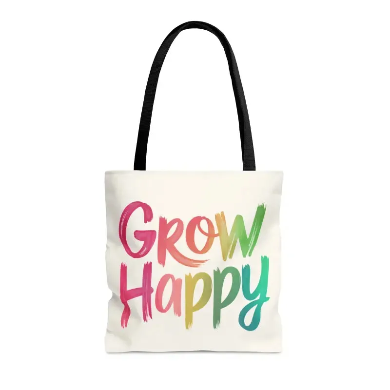Chic Black Cotton Tote Bag for Everyday Fun