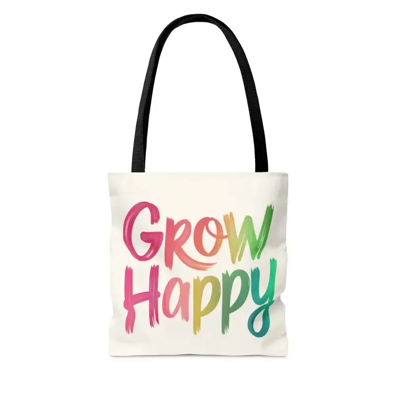 Chic Black Cotton Tote Bag for Everyday Fun