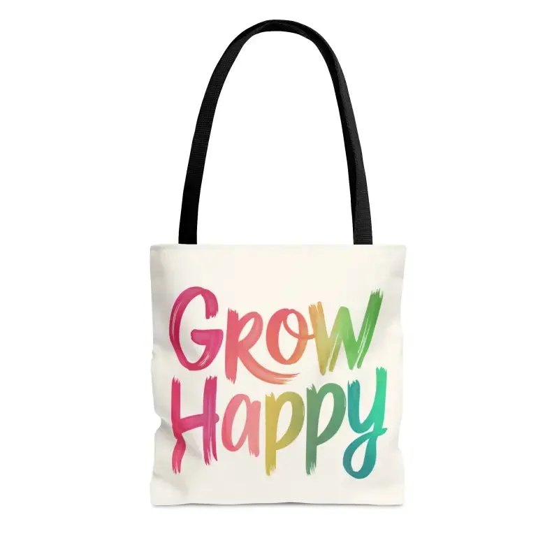 Chic Black Cotton Tote Bag for Everyday Fun