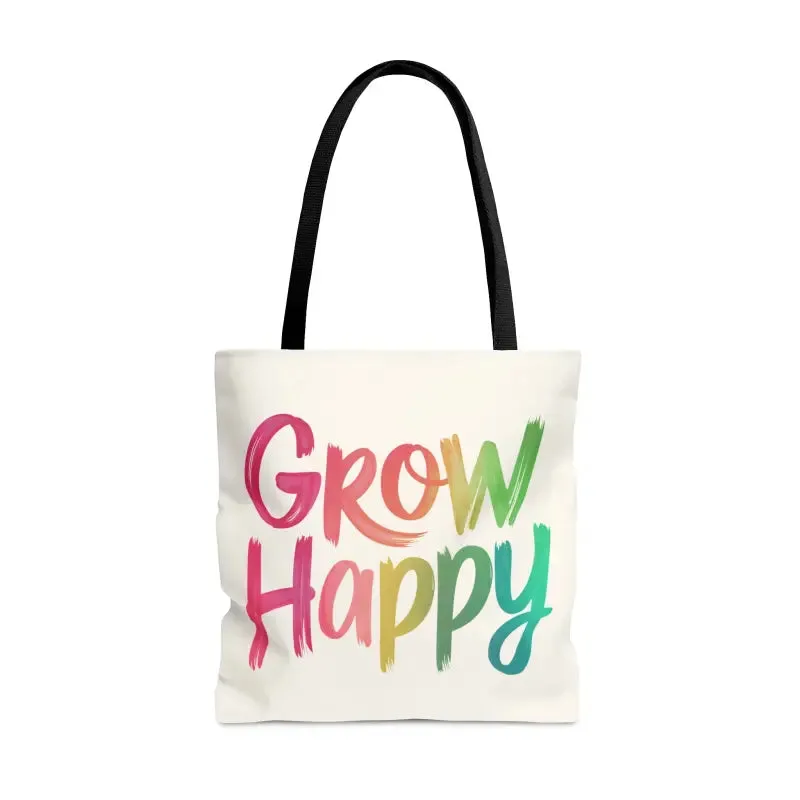 Chic Black Cotton Tote Bag for Everyday Fun