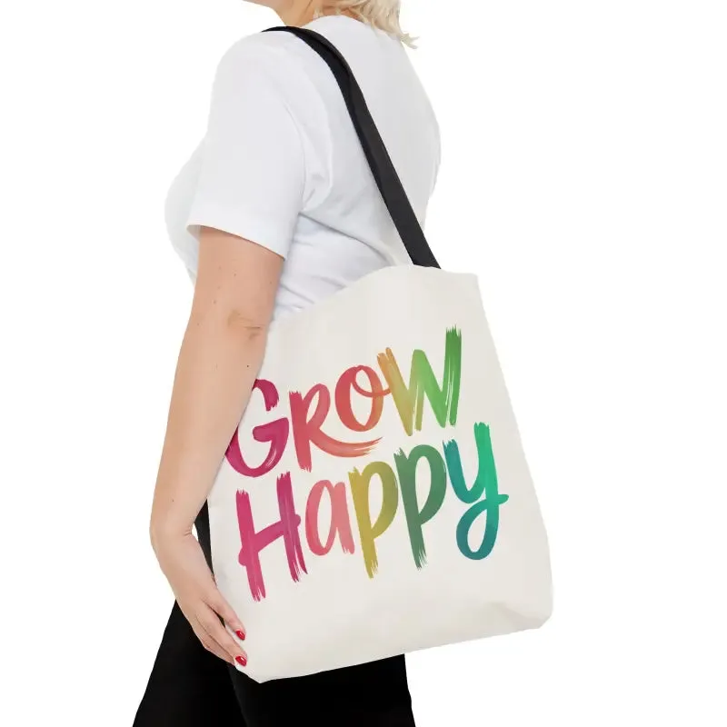 Chic Black Cotton Tote Bag for Everyday Fun