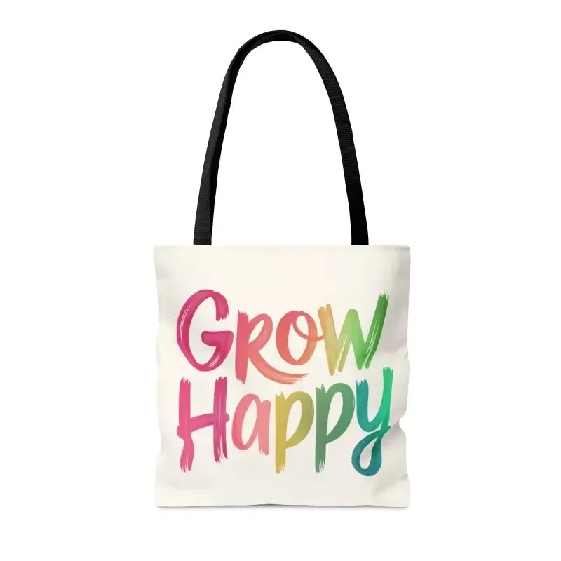 Chic Black Cotton Tote Bag for Everyday Fun