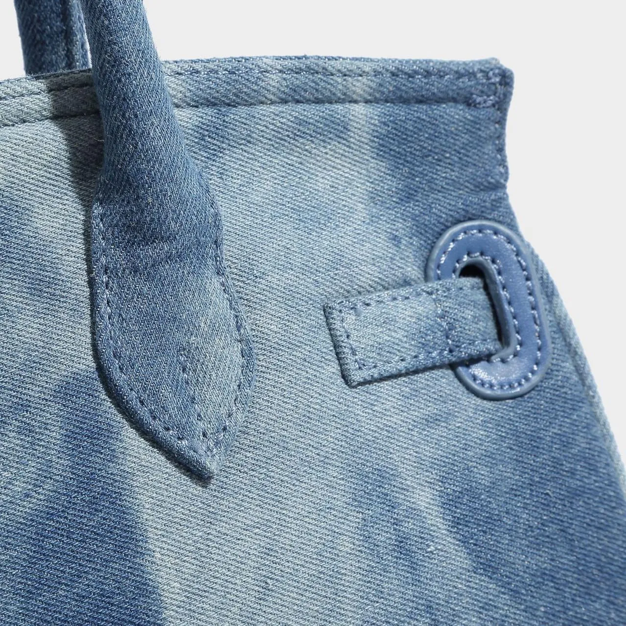 Classic Blue Denim Jeans Pants Purse Underarm Satchel Handbag For Women, New Ladies Fashion Shoulder Bags
