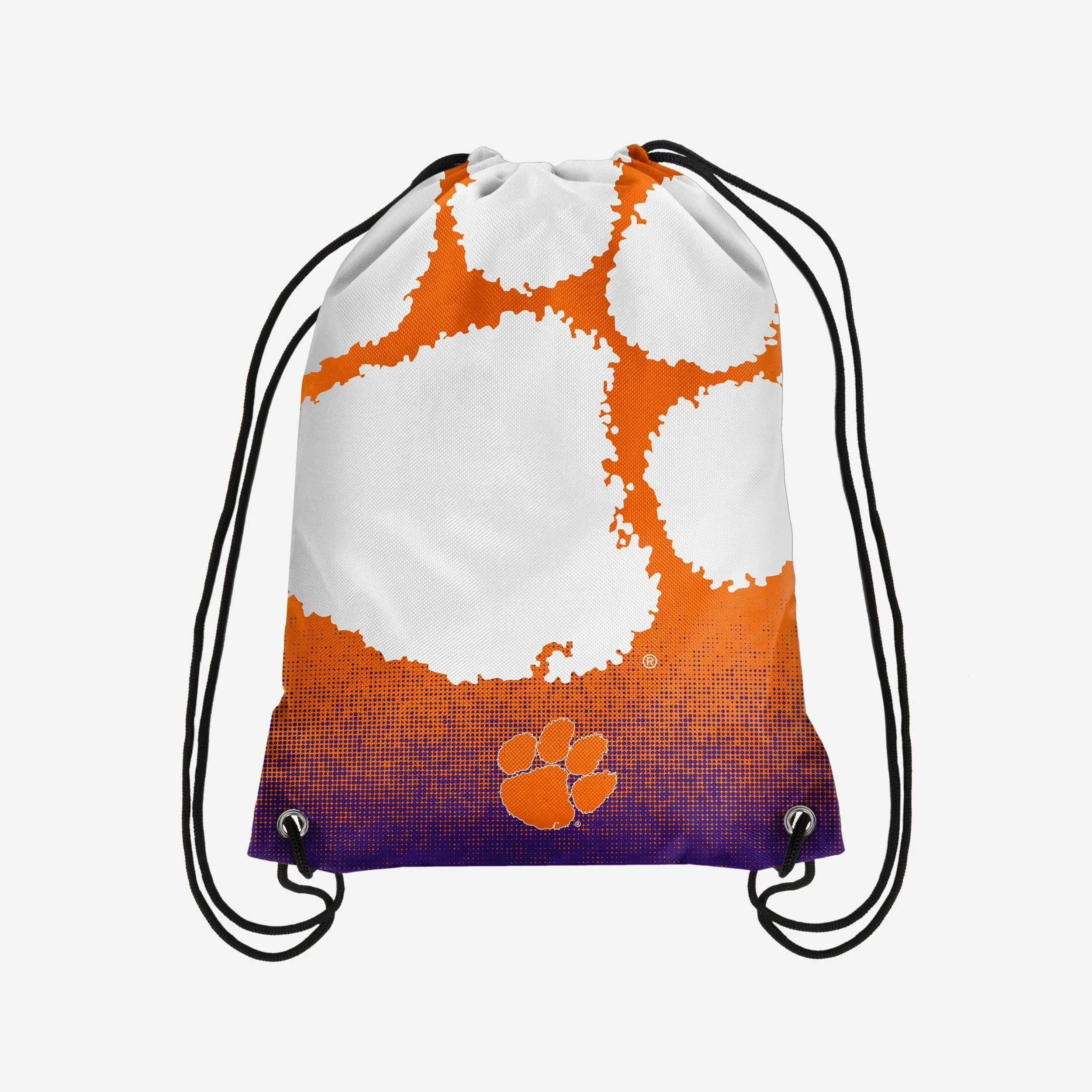 Clemson Tigers Gradient Drawstring Backpack