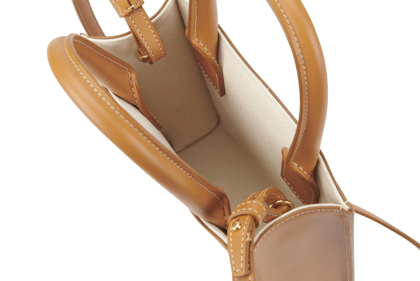 CÉLINE CANVAS CALFSKIN MINI VERTICAL CABAS