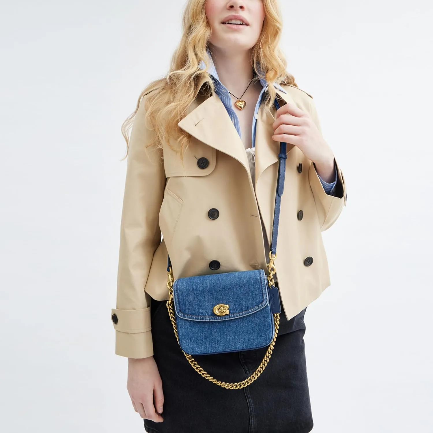 Coach Coated Canvas Signature Cassie Crossbody 19