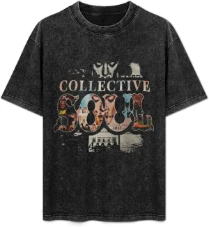 Collective Rock Soul Band Vintage Oversized T Shirt Summer Round Neck Short Sleeves T-Shirts for Mens Womens