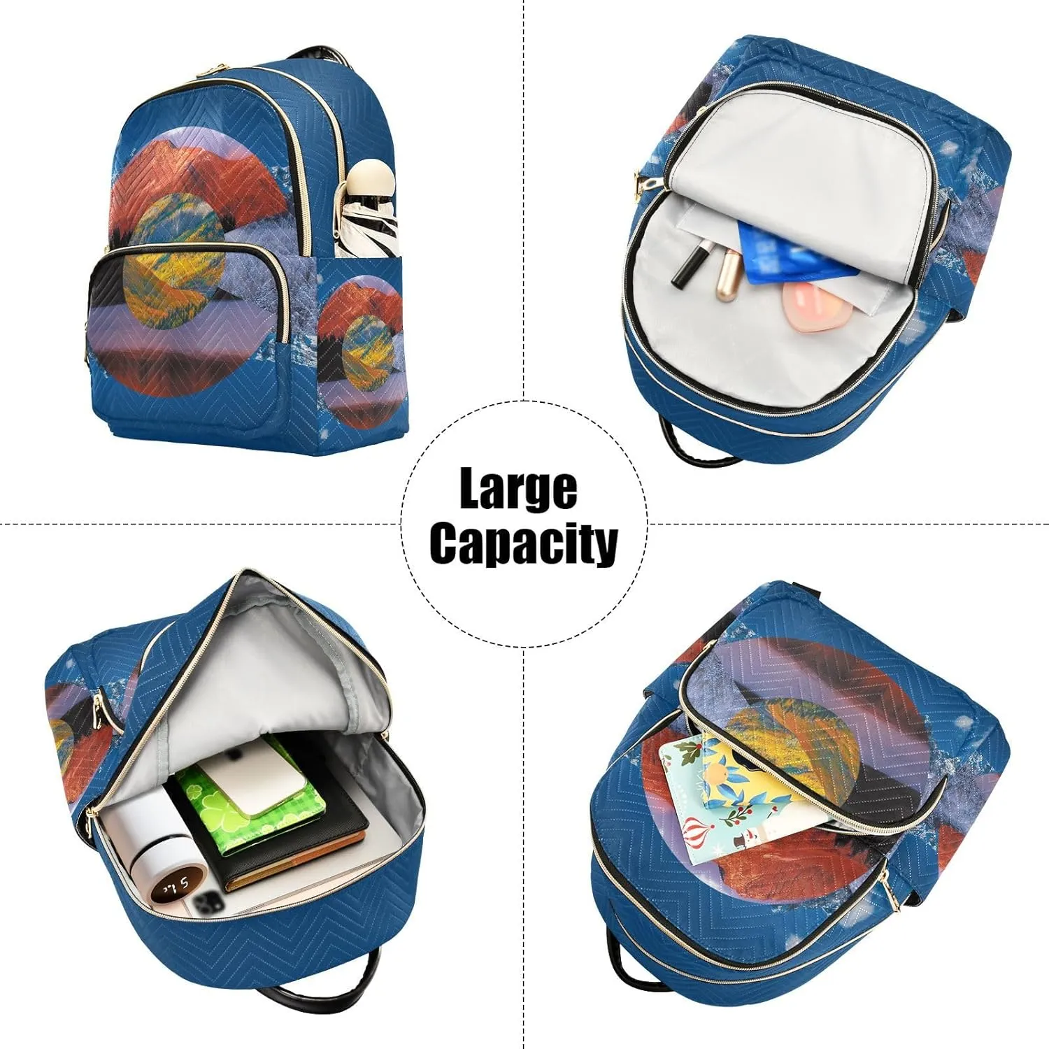 Colorado Flag Mountain Mini Backpack for Women, Travel Backpack Purse for Ladies Fashion Shoulder Bag Daypack Travel Bag