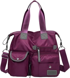 Crossbody Bags For Women Casual Nylon Purse Handbag Water Resistant Travel Bag Adjustable Strap Extra Pockets