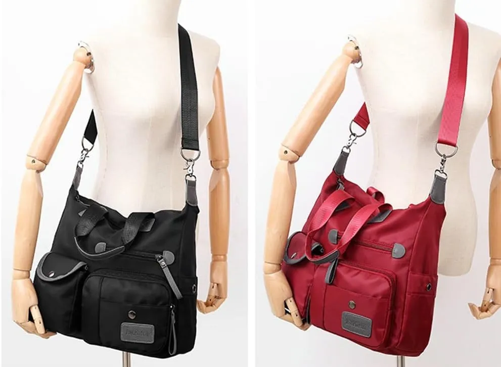 Crossbody Bags For Women Casual Nylon Purse Handbag Water Resistant Travel Bag Adjustable Strap Extra Pockets