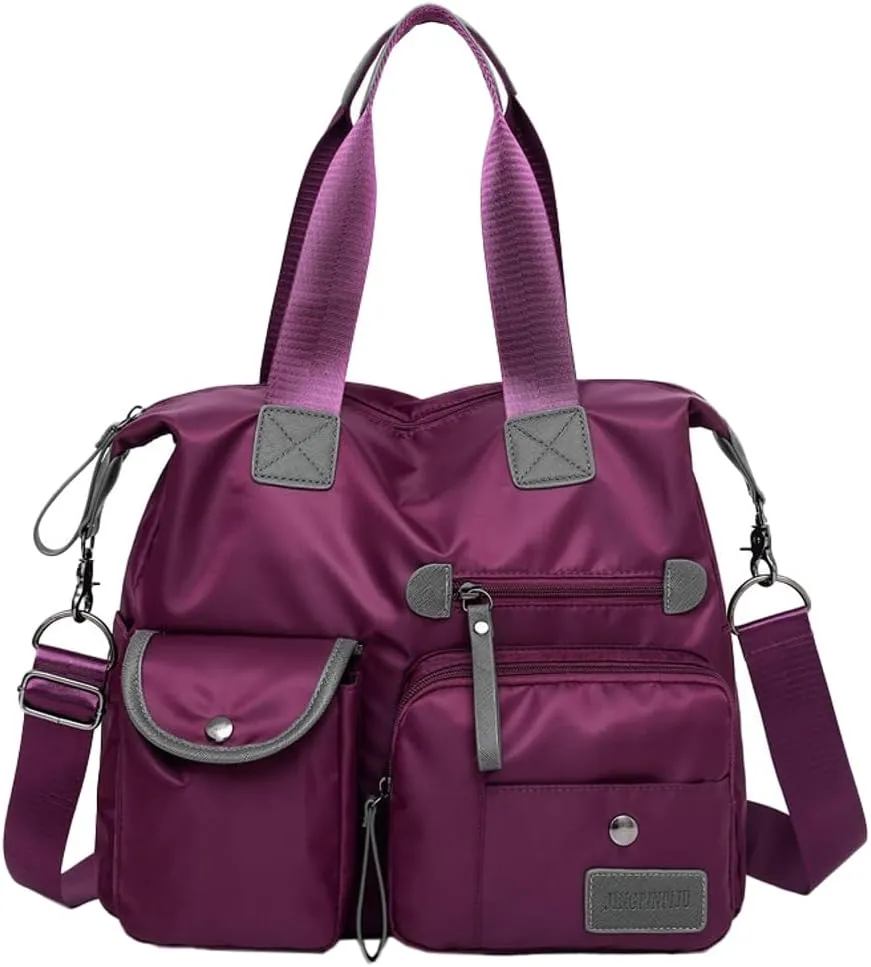 Crossbody Bags For Women Casual Nylon Purse Handbag Water Resistant Travel Bag Adjustable Strap Extra Pockets