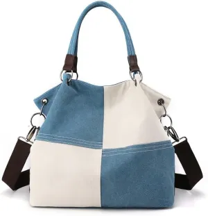 Crossbody Bags For Women Trendy Fashion Shoulder Bag Purse For Ladies Vintage Top Handle Bag Commuter Tote Handbags Blue