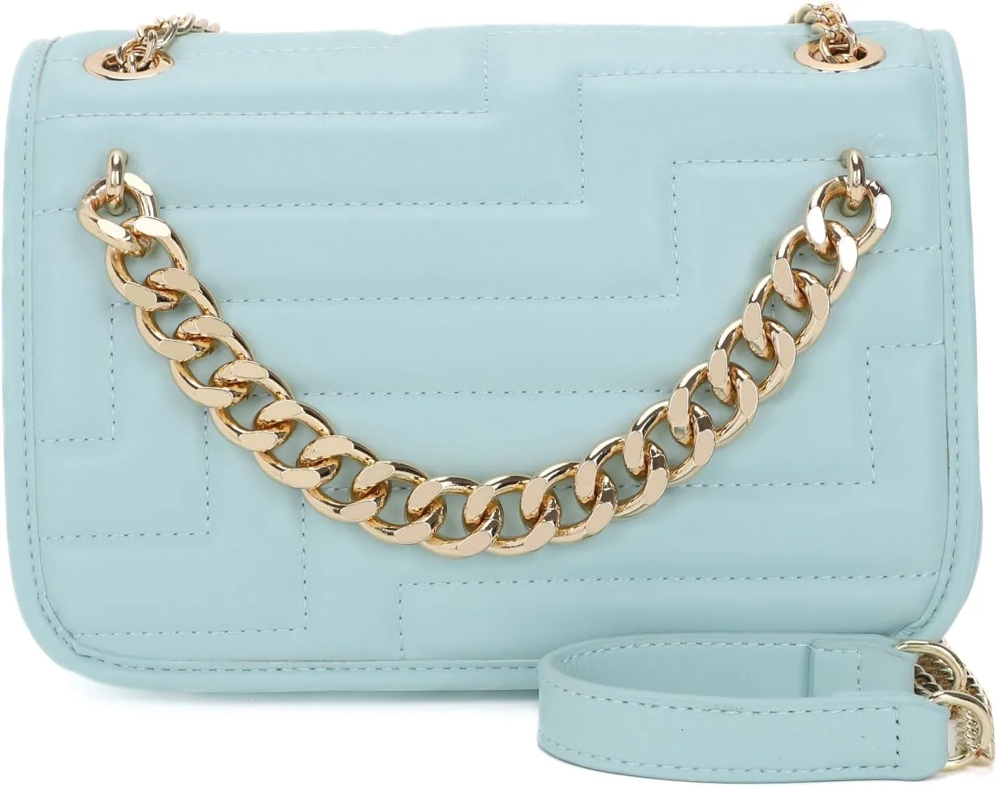 Crossbody Bags for Women,Vegan Leather Purses for Women,Small Shoulder Handbags with Chain Strap