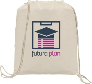 Custom Backpacks, Java - 5 oz. Cotton Drawstring Backpack - Heat Transfer, $4.49/pc, Qty 100 - Royal Blue