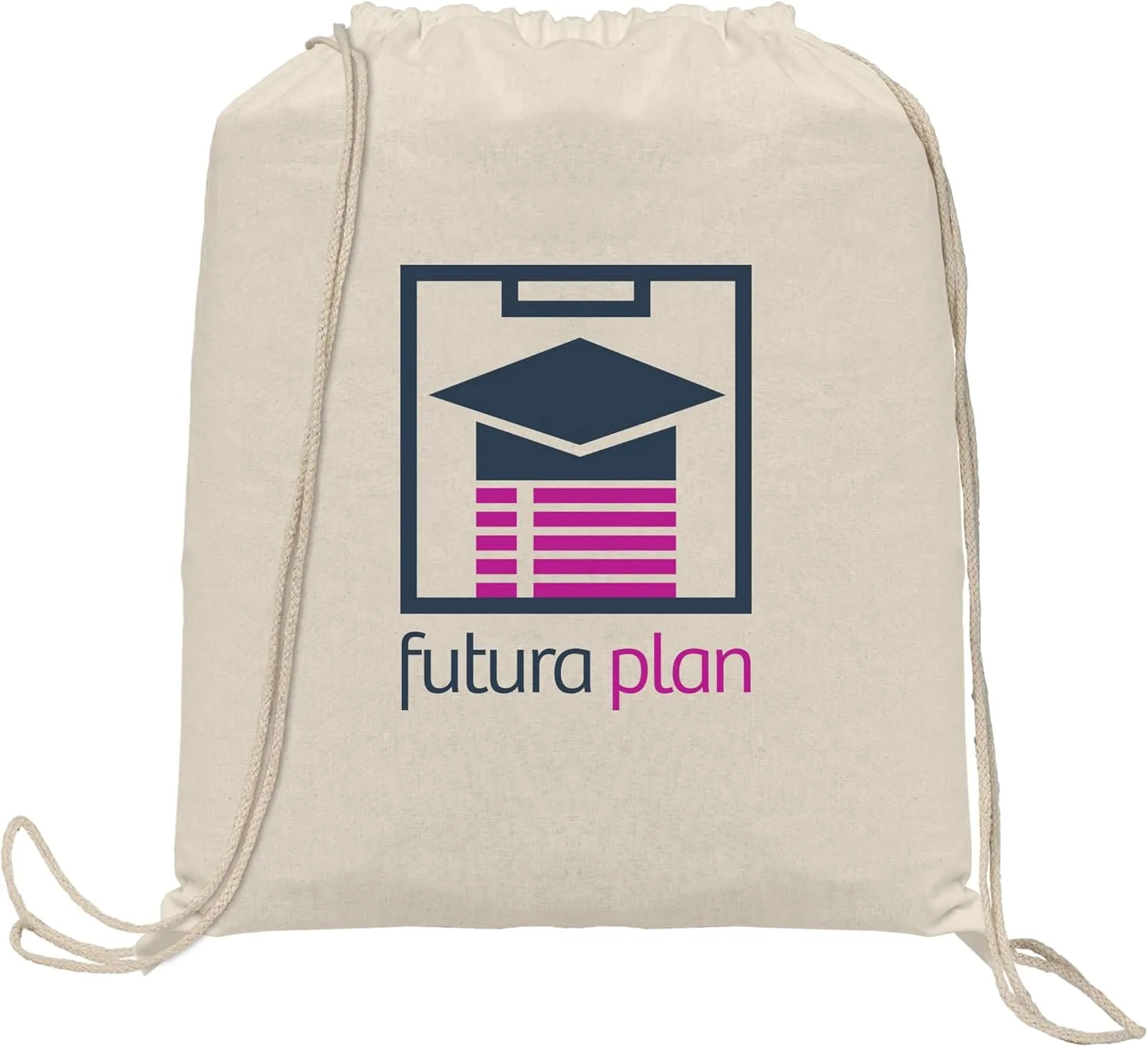 Custom Backpacks, Java - 5 oz. Cotton Drawstring Backpack - Heat Transfer, $4.49/pc, Qty 100 - Royal Blue