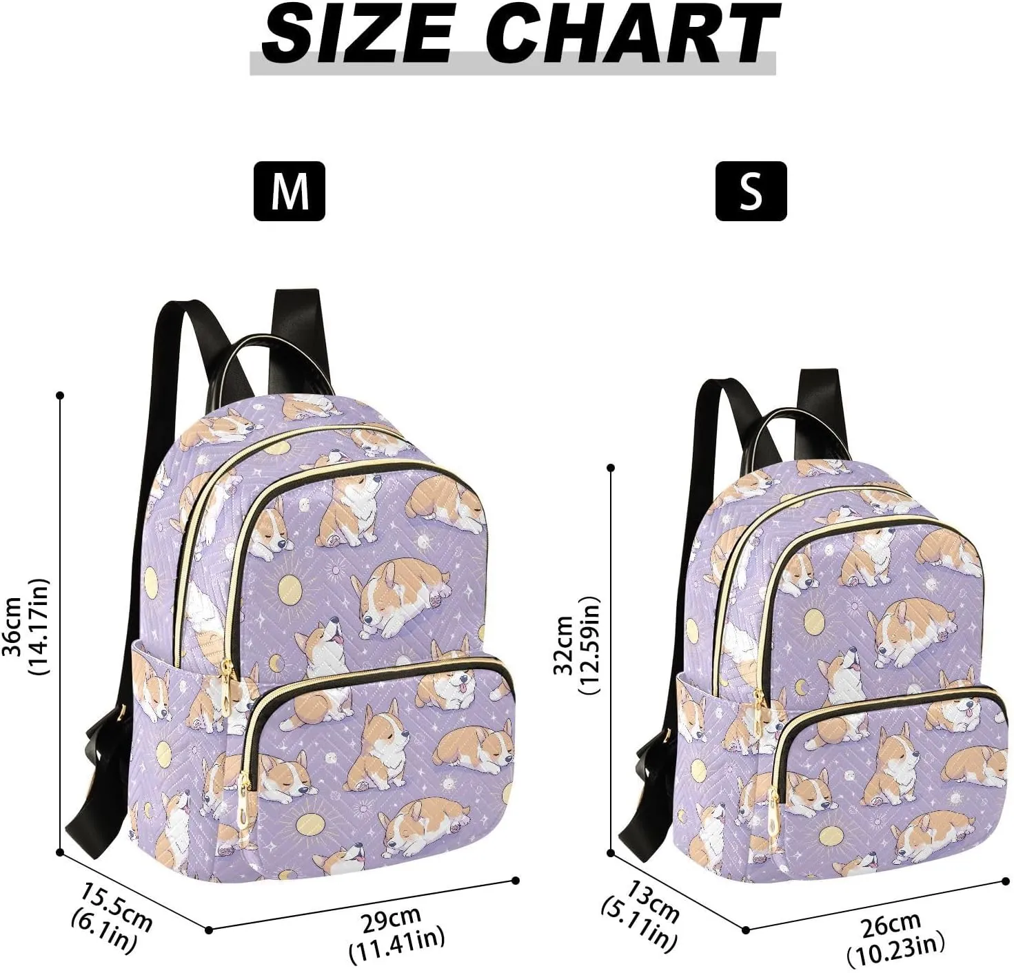 Cute Puppy Sun Purple Backpack for Women Small Backpack Purse Casual Lightweight Women Shopping Travel Daypack