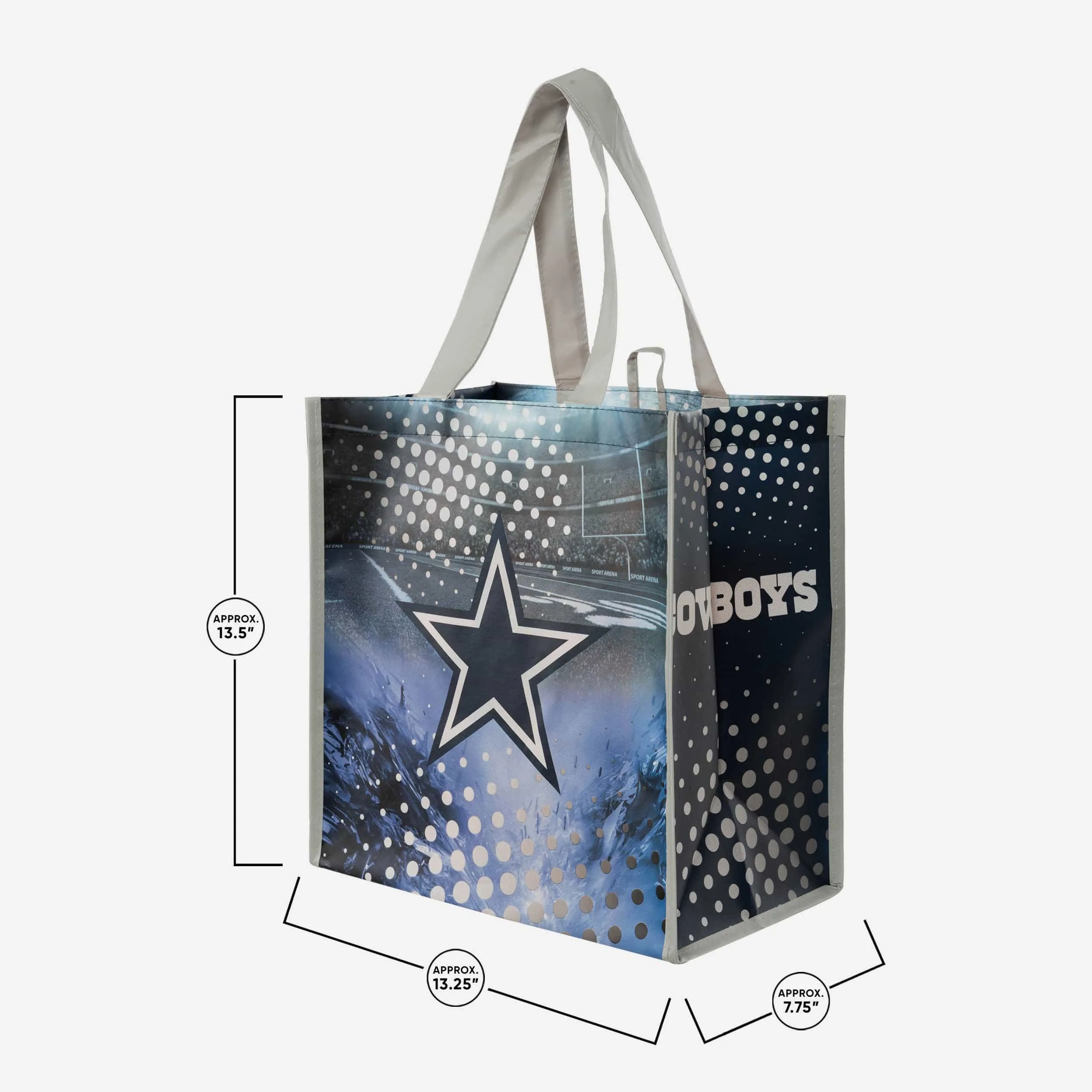 Dallas Cowboys 4 Pack Reusable Shopping Bags