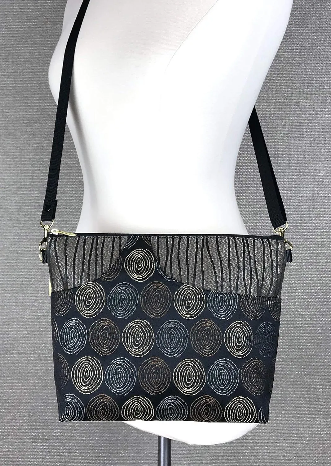 Danny K. Women's Tapestry Bag Shoulder Handbag, Large Zipper Purse Handmade in the USA