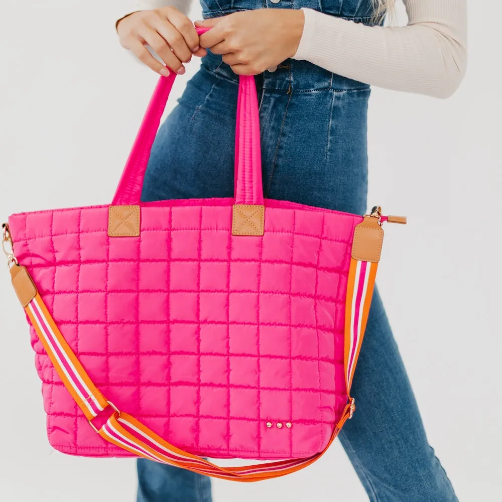 Day Dreamer Quilted Tote Bag **PINK FRIDAY PREORDER