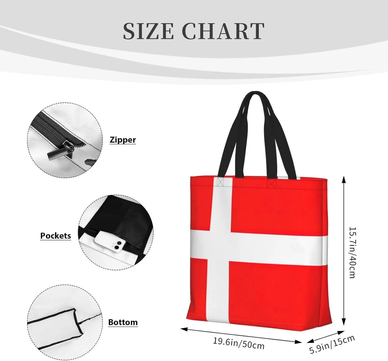 Delicious Coffee Print Fashion Tote Bag,Travel Handbag For Women, Hobo Bags, Work Shoulder Bags Crossbody Bag