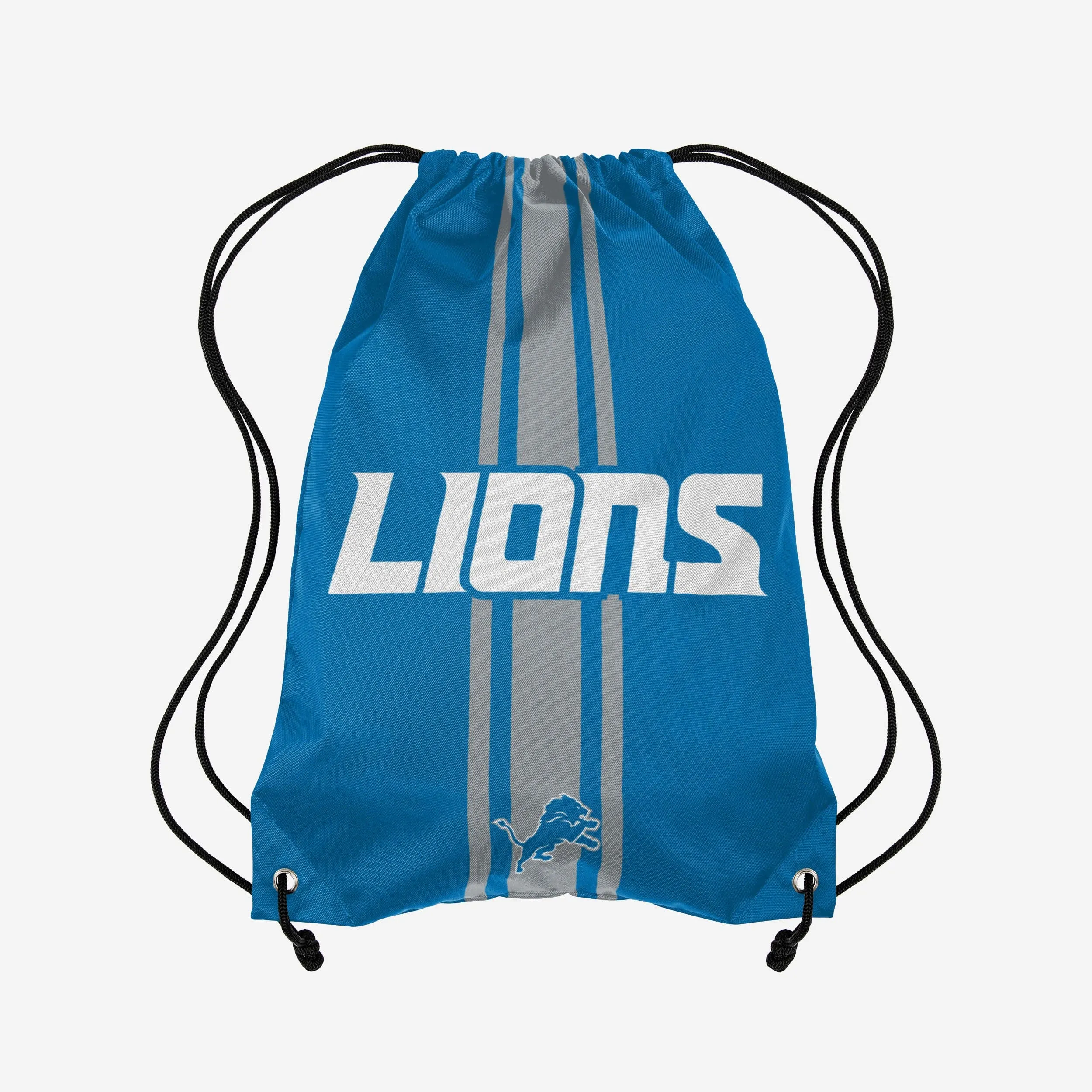 Detroit Lions Team Stripe Wordmark Drawstring Backpack