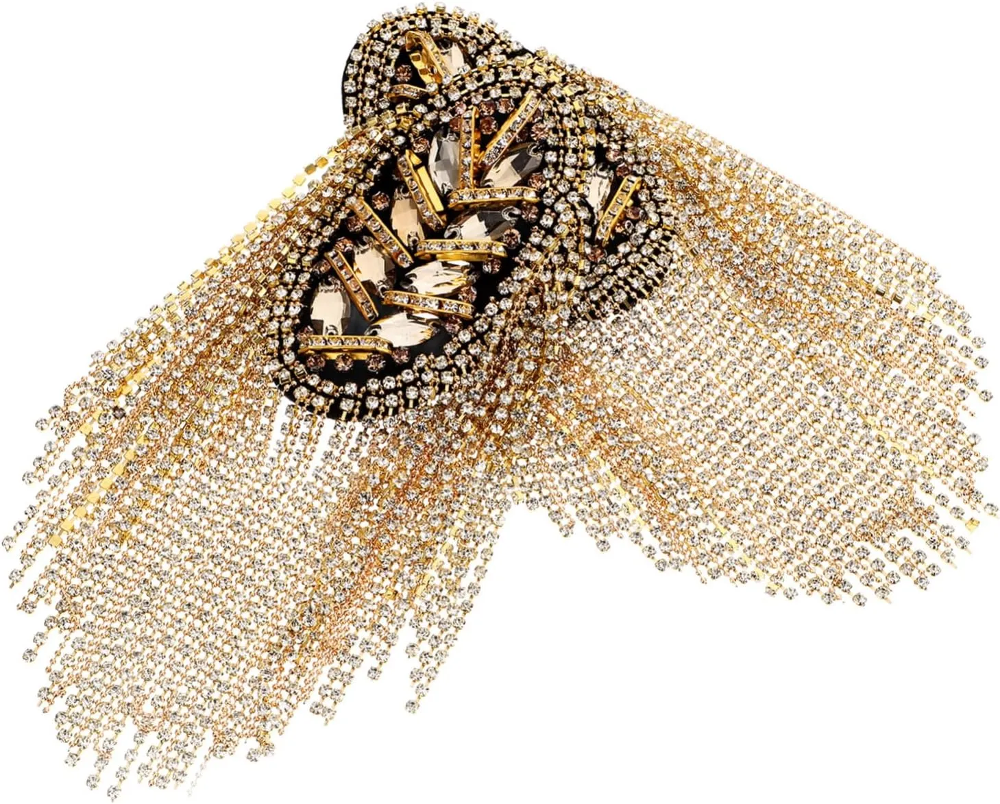 Diamond Covers Beads Tassel Cuff Shoulder Strap Pads Shoulder Pad Hook Fringe Sling Chain Shoulder Badge