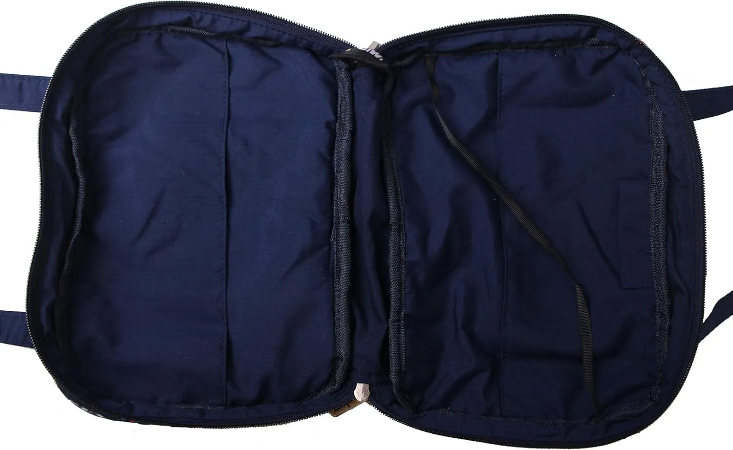 DIWI Bible Cover Extra Large Sizes 11.25 X 8.25 X 2.75 Inches Bible Tote Quilted Cotton Good Book Case (XL, C2 Navy Flowers)