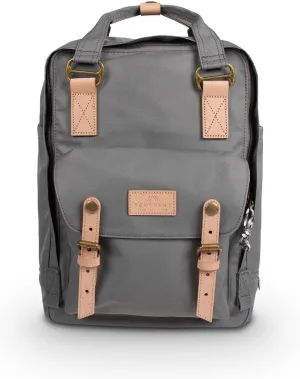Doughnut Travel Laptop Backpack, Slim Durable Daypack Backpacks, Water Resistant Computer 16L Bag for Men & Women Fits 14 Inch Notebook(RE GREY)