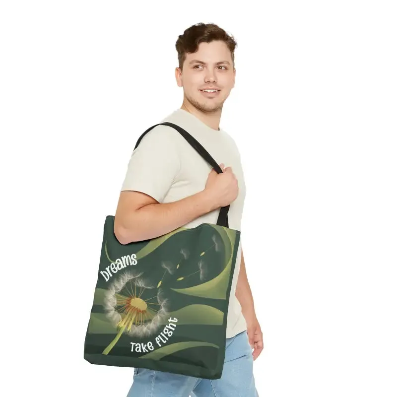 Dreams Take Flight Dandelion Seeds Tote Bag