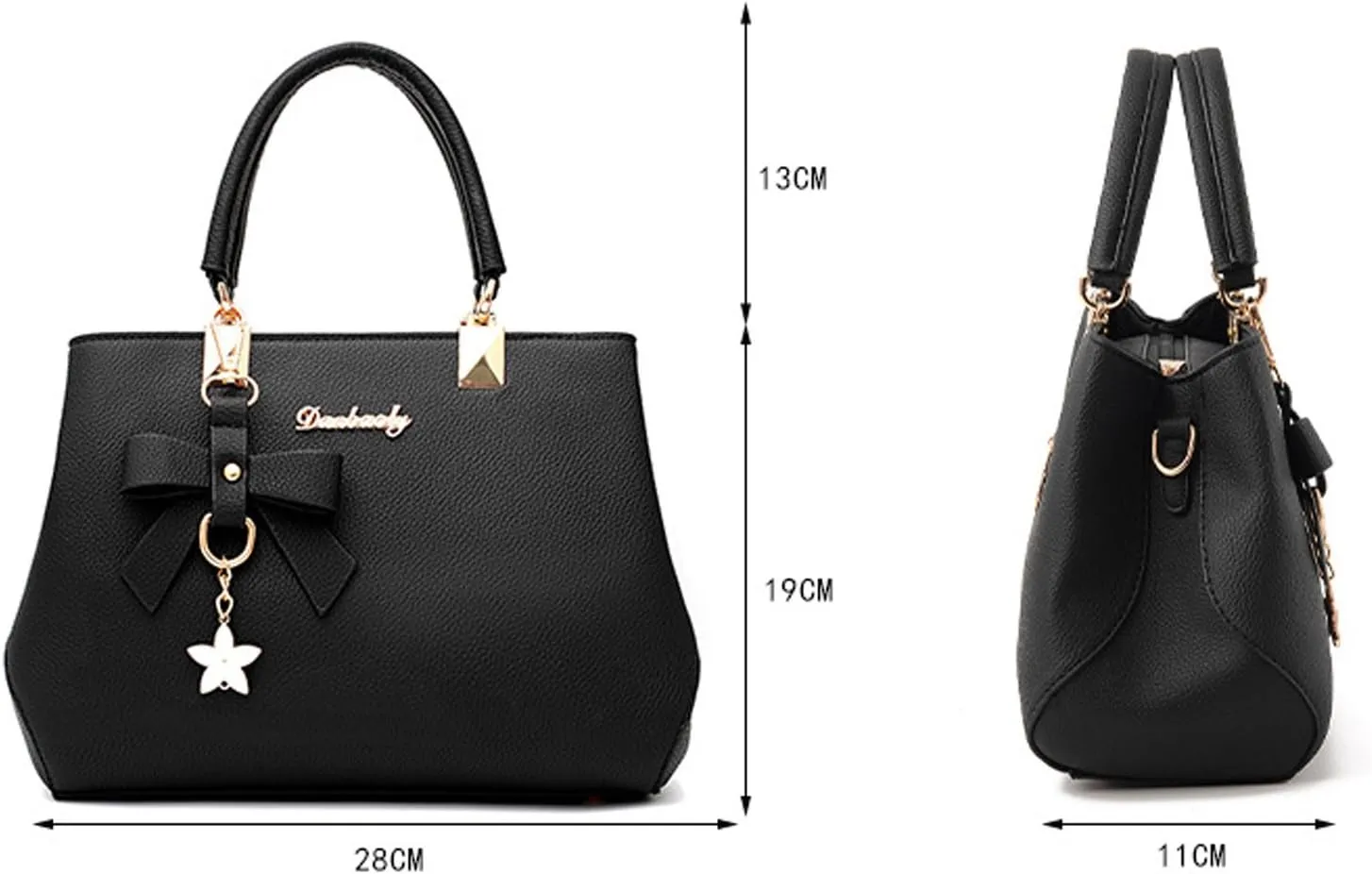 Dreubea Womens Handbag Tote Shoulder Purse Leather Crossbody Bag