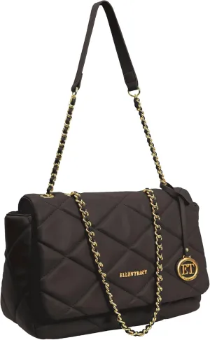 ELLEN TRACY Quilted & Studded Handbag Crossbody Bag