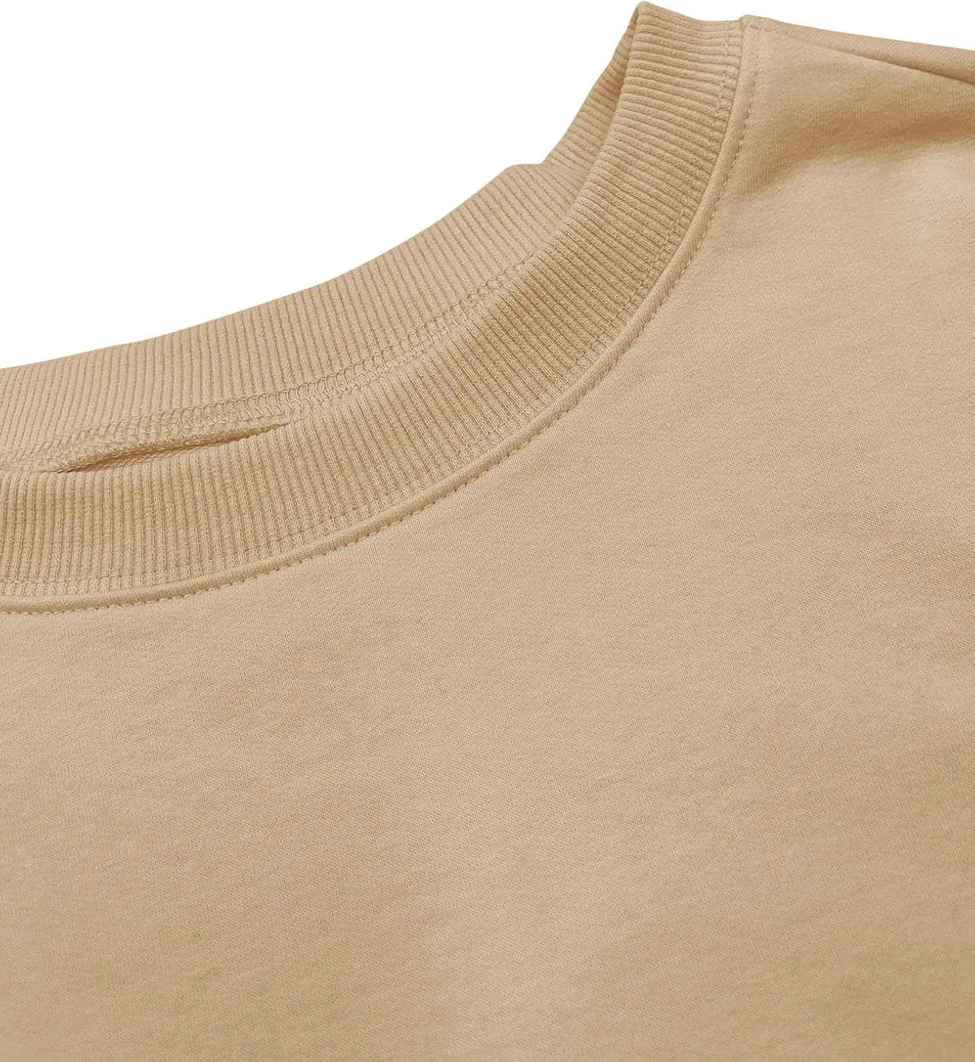 Fanway&EC Women's Long Sleeve Sweatshirt Casual Crewneck Oversized Pullover Hoodies Fall Tops