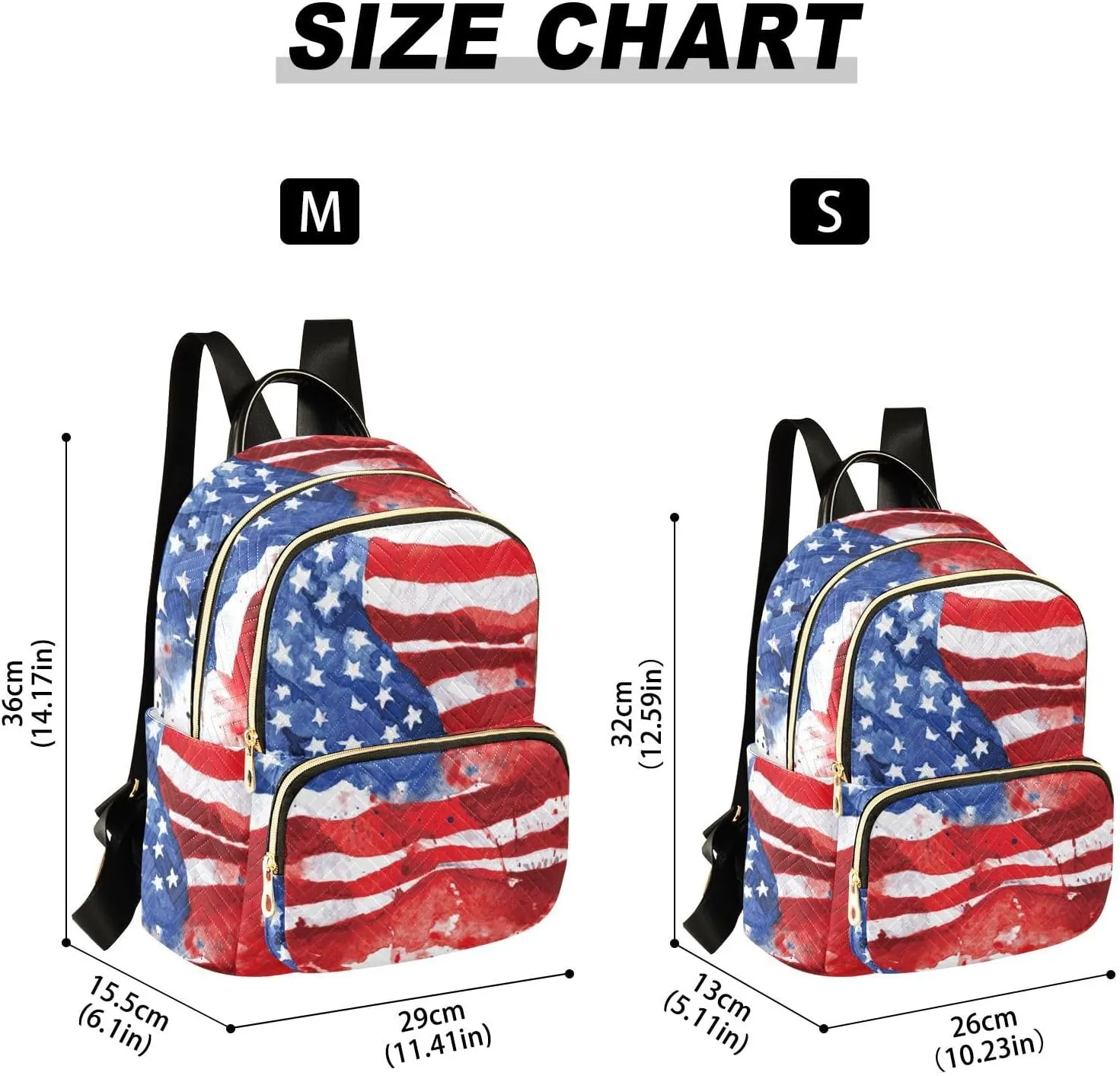 Flag Of The United States Mini Backpack for Women, Travel Backpack Purse for Ladies Fashion Shoulder Bag Daypack Travel Bag