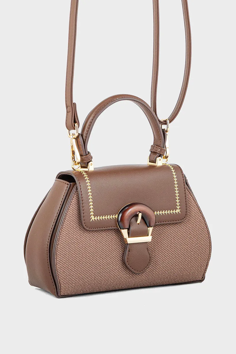 Flap Shoulder Bags BH0066-Maroon