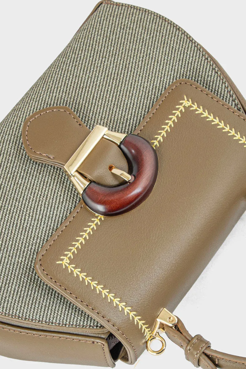 Flap Shoulder Bags BH0066-Olive