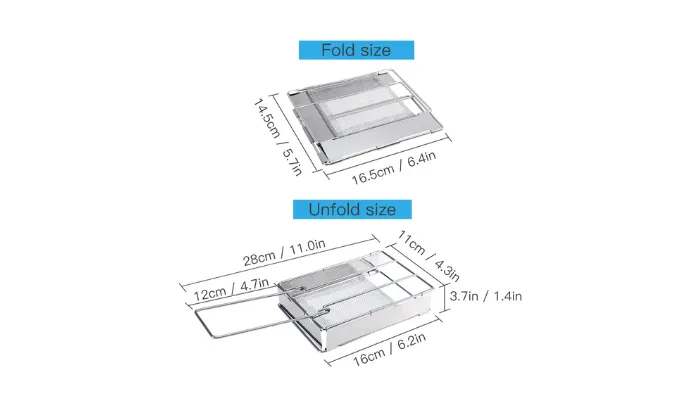 Foldable Stainless Steel Toasters