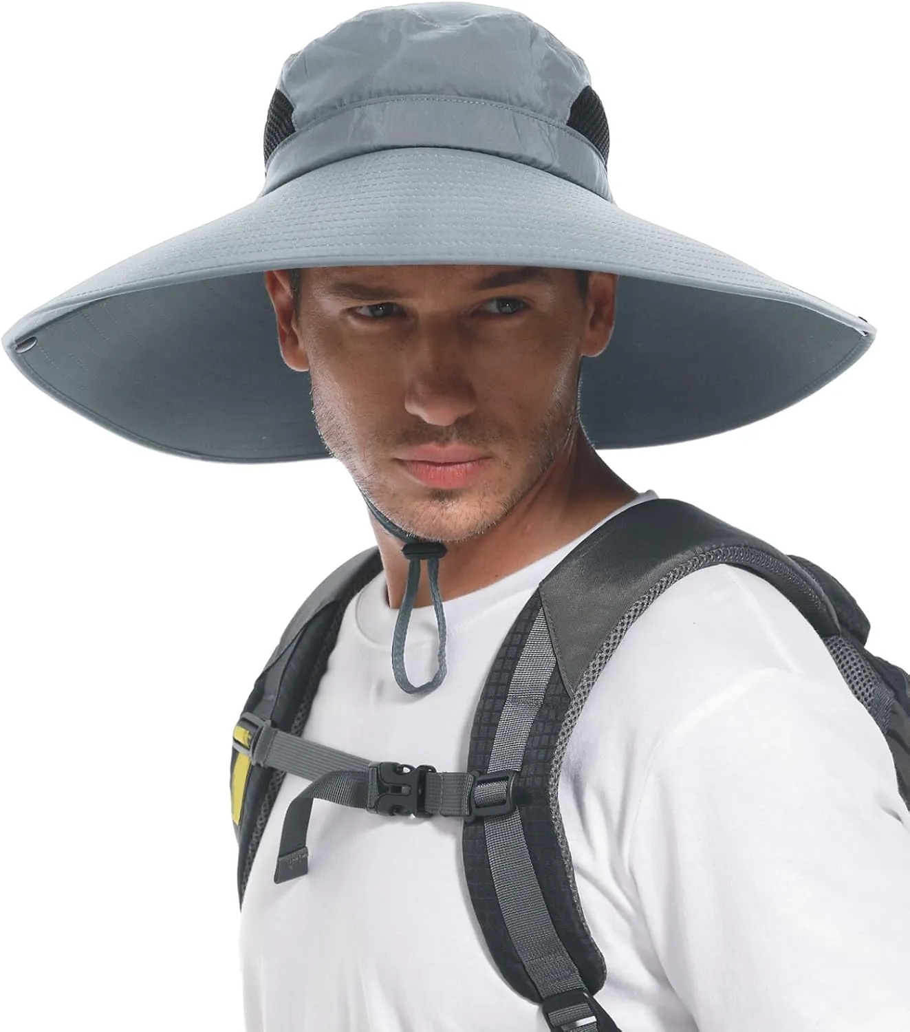 for Men & Women Ultra Wide Brim hat UPF50  Waterproof Sun hat Suitable for Fishing Hiking Camping & etc