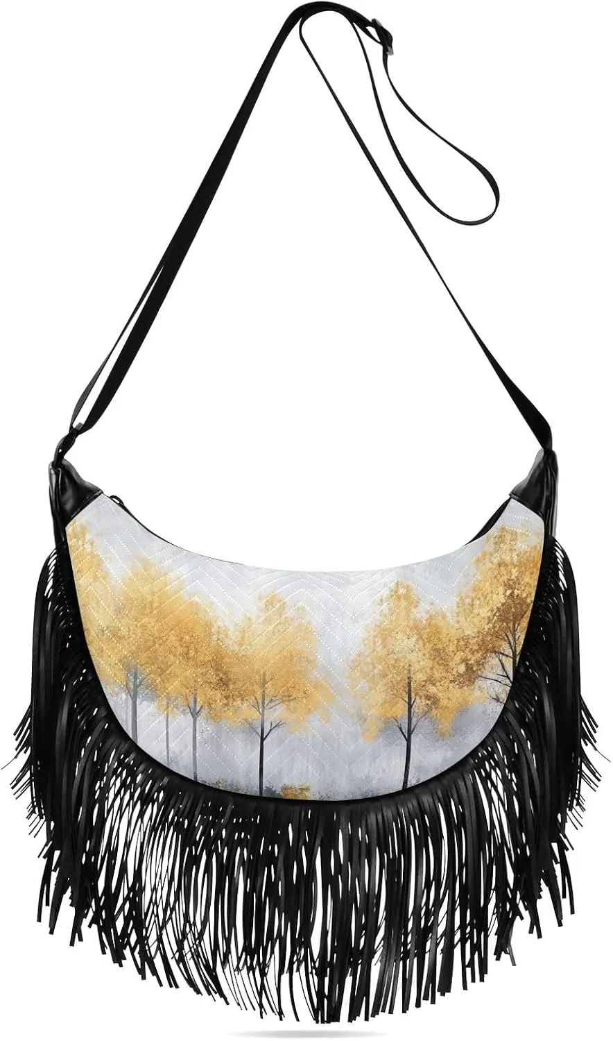 Fringe Purse Cross Body Tassel Purses for Women Western Fringe Purse Hippie Purses for Women Crossbody