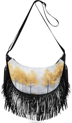 Fringe Purse Cross Body Tassel Purses for Women Western Fringe Purse Hippie Purses for Women Crossbody