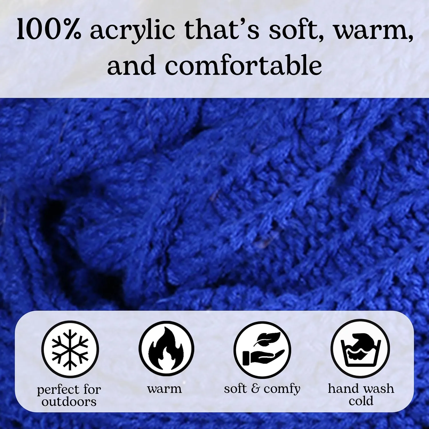 Funky Junque Premium Slouchy Beanie & Infinity Scarf Set - Mothers Day Gift - Warm Winter Bundle