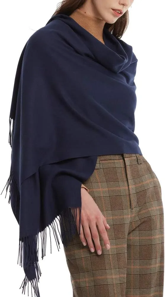FURTALK Pashmina Shawl Wraps Cashmere Feel Blanket Scarves Fashion Scarf for Women Evening Wedding Bridesmaid Gifts