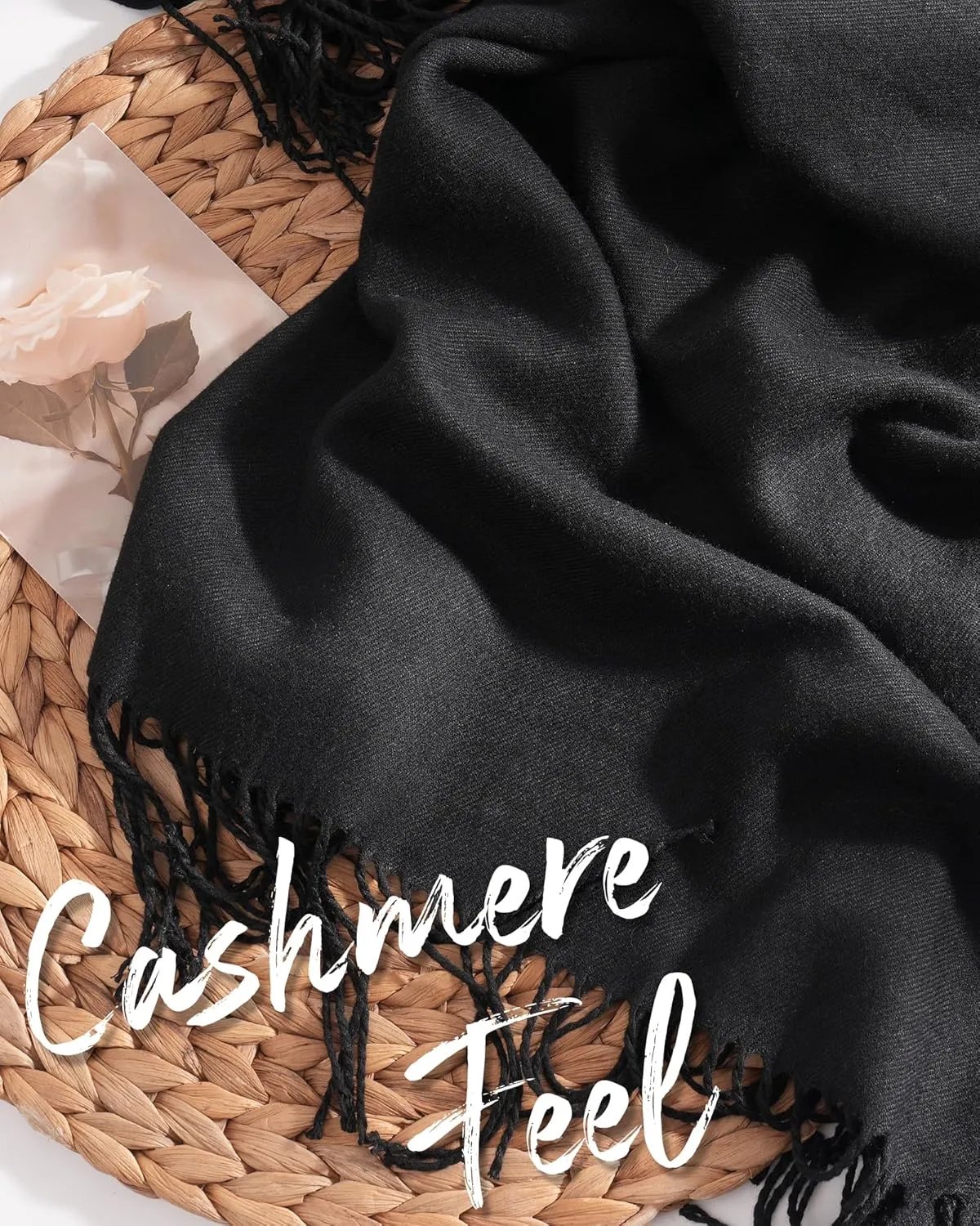 FURTALK Pashmina Shawls and Wraps for Evening Dress Women's Scarf Wedding Bride Bridesmaid Gifts Winter Scarves
