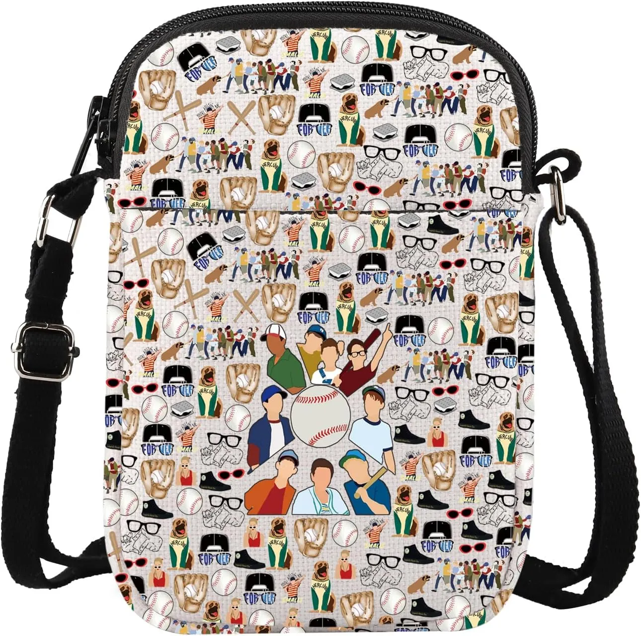 G2TUP Baseball Movie Crossbody Bag Smalls Fans Gifts Ham & Benny Gifts You’re Killing Me Smalls Baseball Lover Shoulder Bag