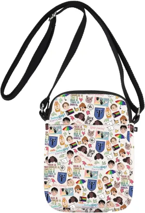 G2TUP Nick And Charlie Crossbody Bag Hi Hi Leaves Gifts I Love Liking You Gifts Nick & Charlie & Elle & Tao & Darcy Gifts