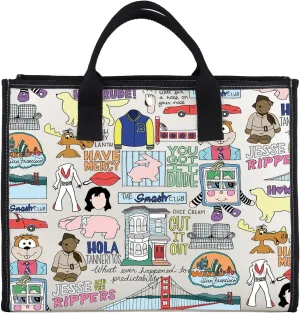 G2TUP TV Show Inspired Gift TV Show Quotes Tote Bag Handbag 90s TV Show Merchandise