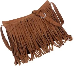 GALPADA Cross Body Bag Women Tassel Crossbody Shoulder Bag Fringe Weave Tassel Messenger Handbag Bohe Purse for Women Summer Beach Travel Fringe Purse