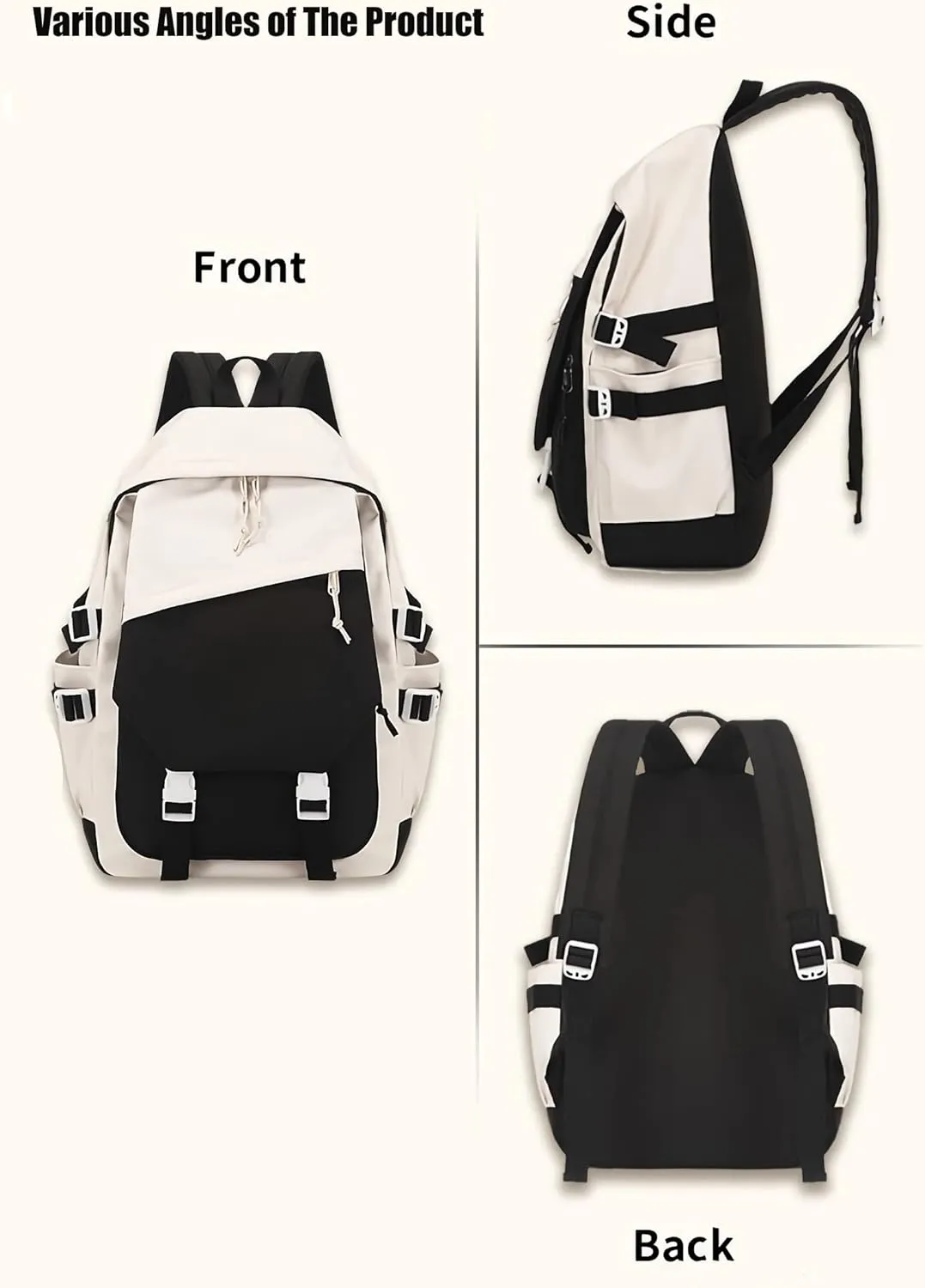 Genshin Impact Backpack Eula Anime Laptop Bookbag Student Backpack 3D Print School Bags Travel Backpack With Gift