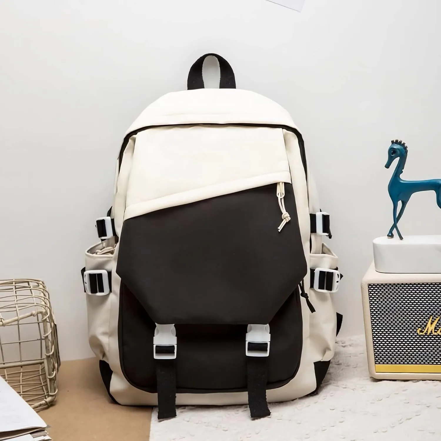 Genshin Impact Backpack Eula Anime Laptop Bookbag Student Backpack 3D Print School Bags Travel Backpack With Gift